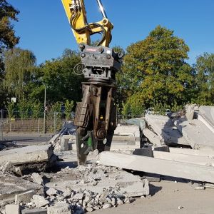 Betonrückbau in Dortmund